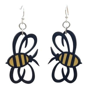 Green Tree Jewelry Bumble Bee Earrings